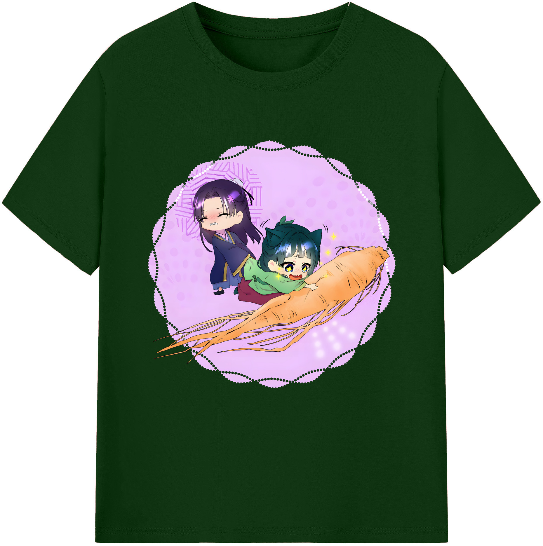 （画像用） 薬屋のひとりごと The Apothecary Diaries 綿100％半袖Tシャツ（フロントプリント）